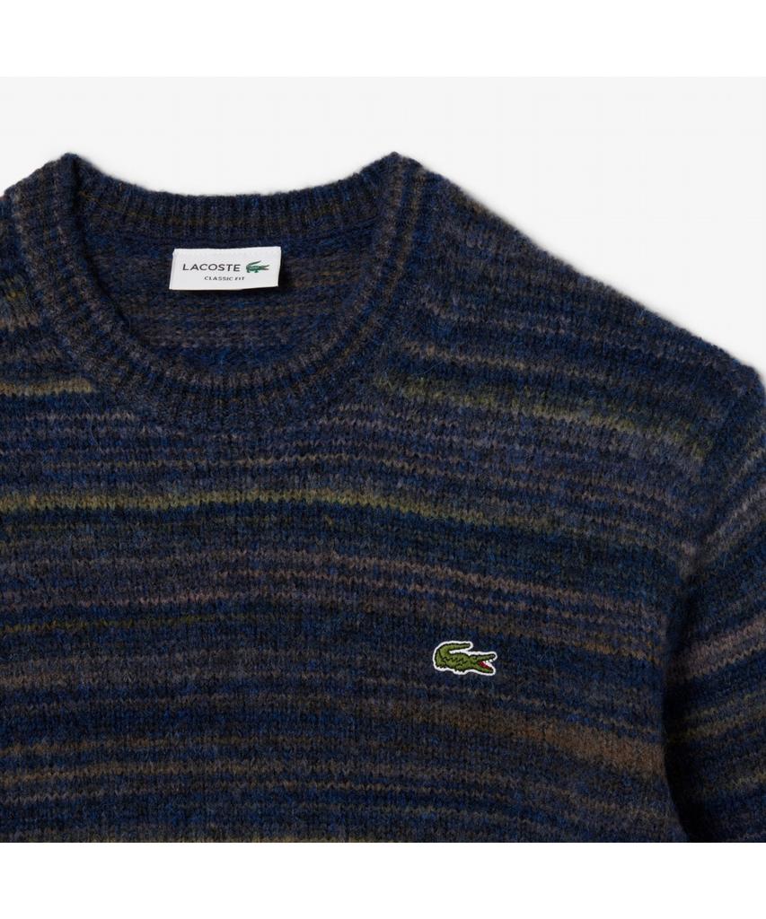 LACOSTE Men'S Striped Crew Neck Sweater Ah5221-55N L0K