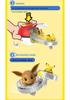 Pokémon Beyblade Pikachu & Charmander Battle Toy with Magic Poké Ball