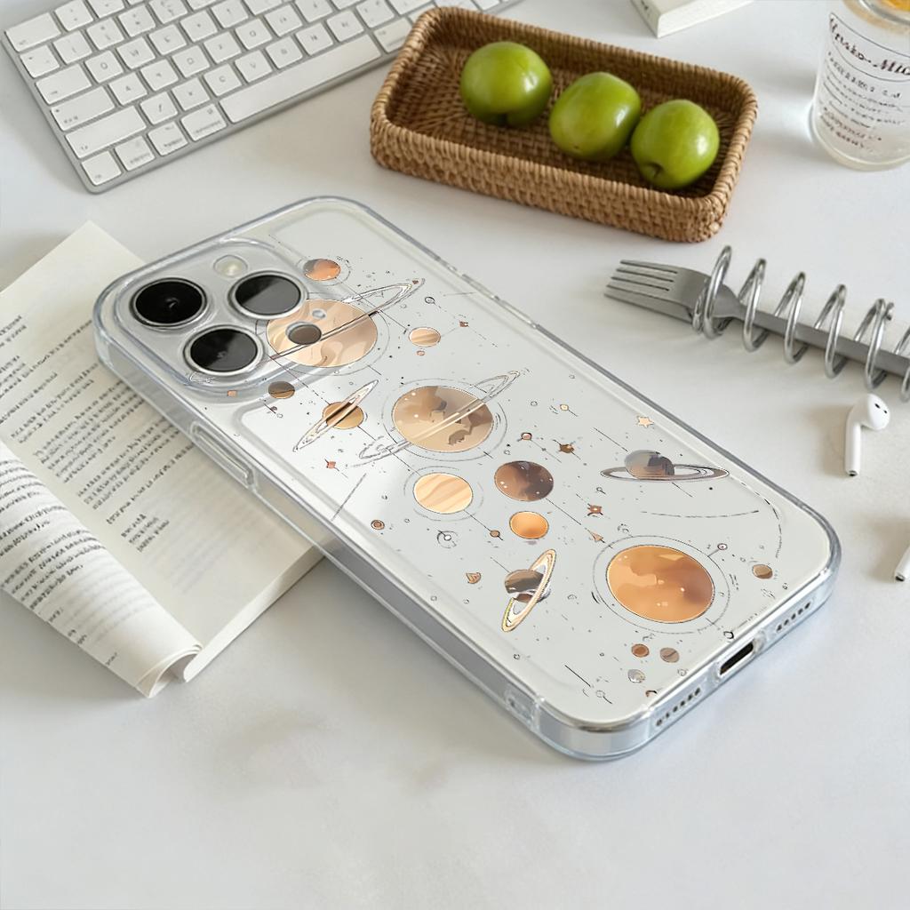 Transparent Shockproof Soft Cover For IPhone 16 15 14 13 12 Pro Max 17 Pro Max IPhone 13 12 11 Pro 16 Plus IPhone 15 14 Plus