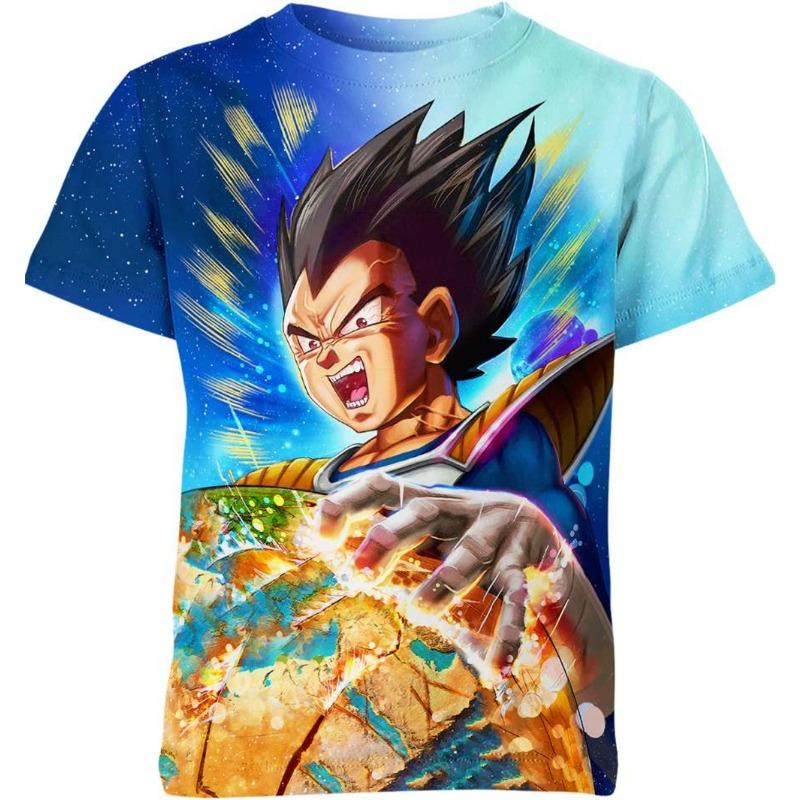 

2026 Summer New Dragon Ball Z Cosplay T-shirt Short Sleeve Children Tee Shirts Cartoon Japan Style Anime men Clothes Tops 110