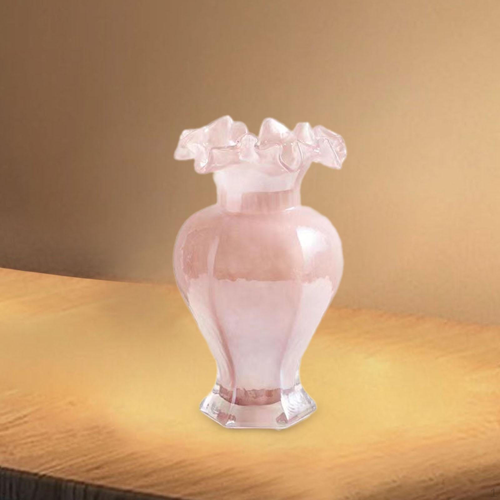 

Стеклянная ваза для цветов, бутон, стол, современный декор, декоративная гидропоника для сушеных растений Pink