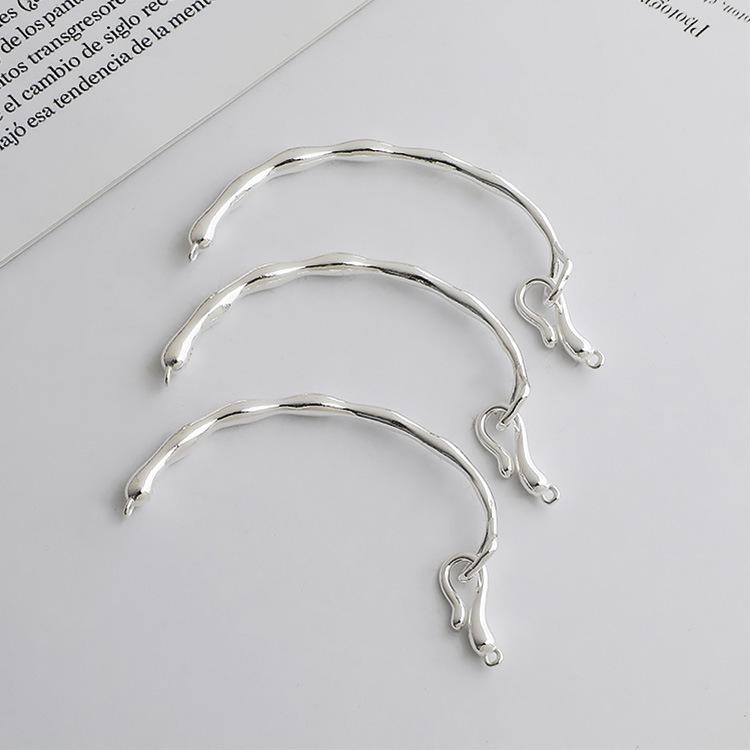 S925 Sterling Silver Handmade Beaded Pearl Bracelet and Necklace Jewelry Components