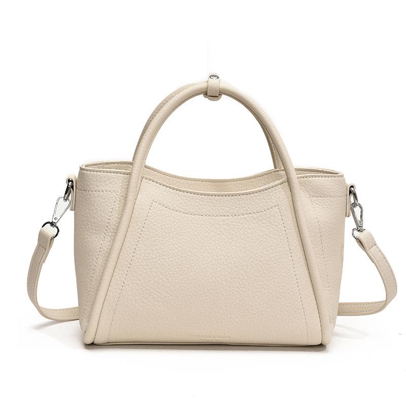 Retro Simple Hand Bucket Bag Women's Spring and Summer New Texture Shoulder Bag Casual Fashion Tote Women's Bag