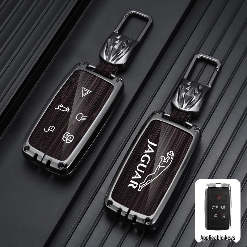 23 Jaguar XFL/XEL/F-Pace/XJL/F-Type/E-Pace Key Case with Metal Buckle for Men & Women