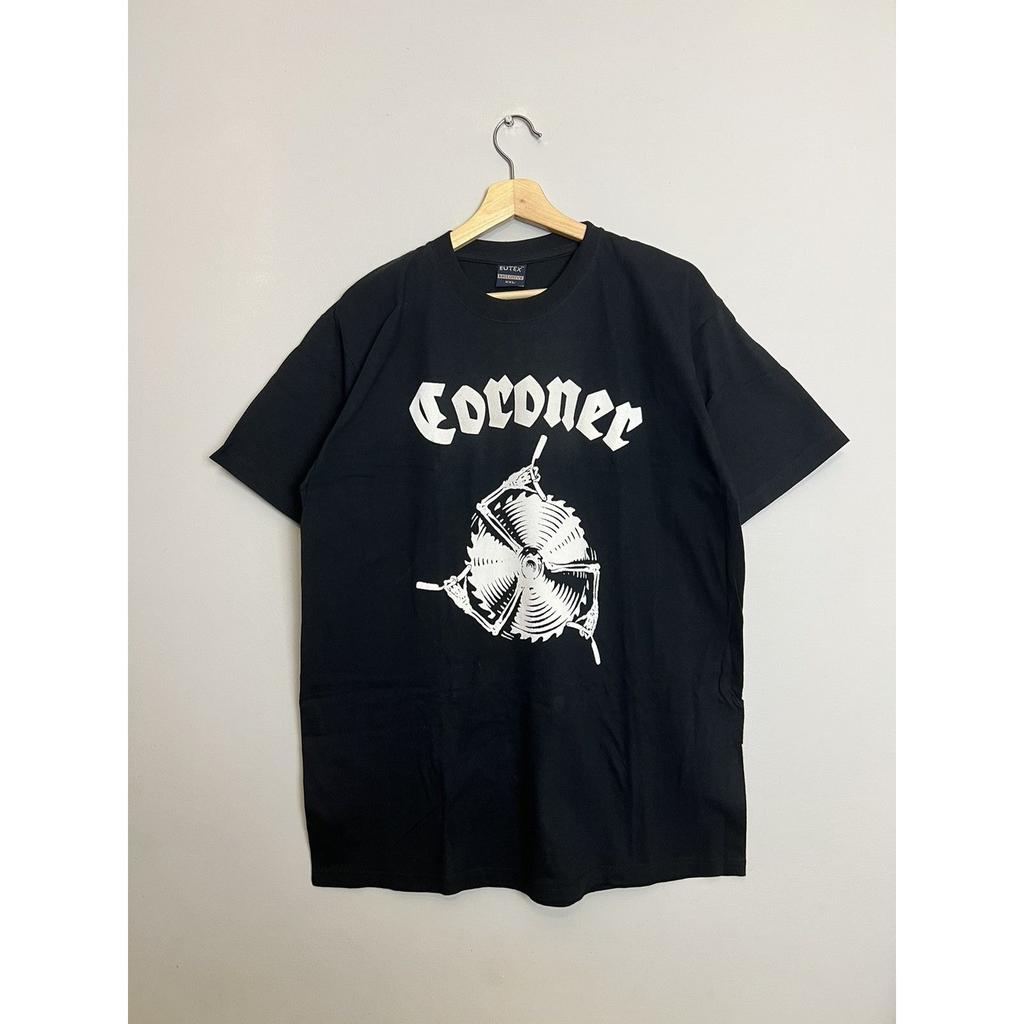 Rare Vintage Coroner Thrash Metal Band T-Shirt