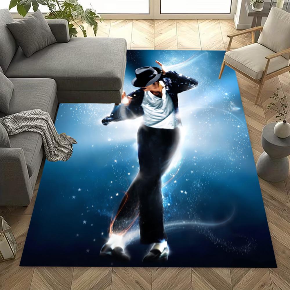 Michael Jackson Pop Art Dance Carpet Design For Balcony Outdoor Playrooms Dining Room Antislip Carpet Decorate Offices Spiritual Gift