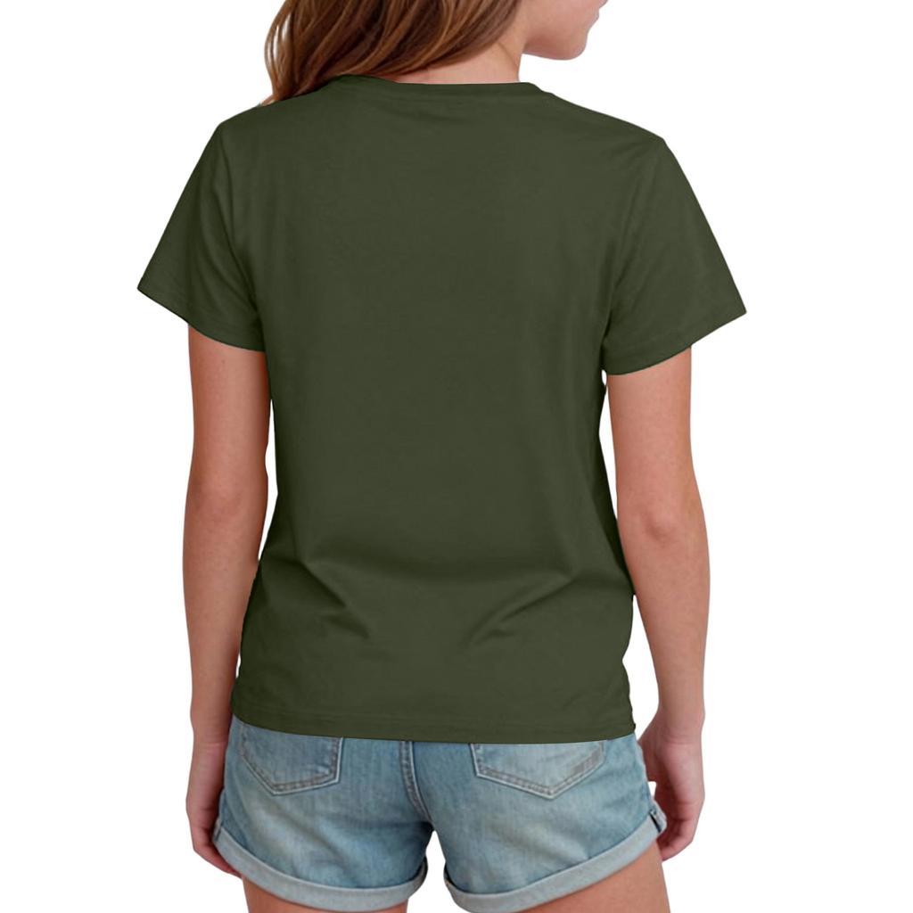 Printed Fashion Casual Short-Sleeve Tops For Boys And Girls