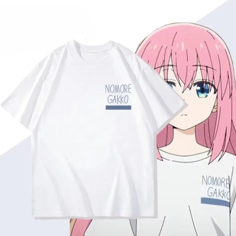 Bocchi the Rock! Kessoku Band Vertical Panel Anime Graphic T-Shirt, Unisex Oversized Casual Streetwear, Slice of Life Anime Fan Gift
