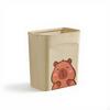 WallMounted Trash Can, Small Wastebasket, Bathroom, Kitchen, Creative Playful Cream L