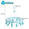 Chahua Large Round Plastic Drying Rack with 18 Clips