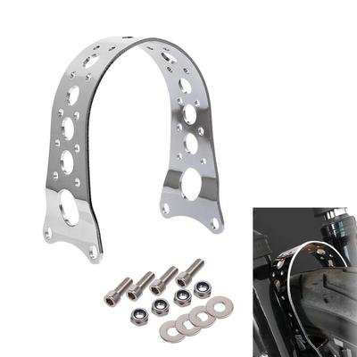 AQIMY Aluminum Front Fork Brace and Fender Bracket for Harley Sportster 883/1200 XL Models, Plated