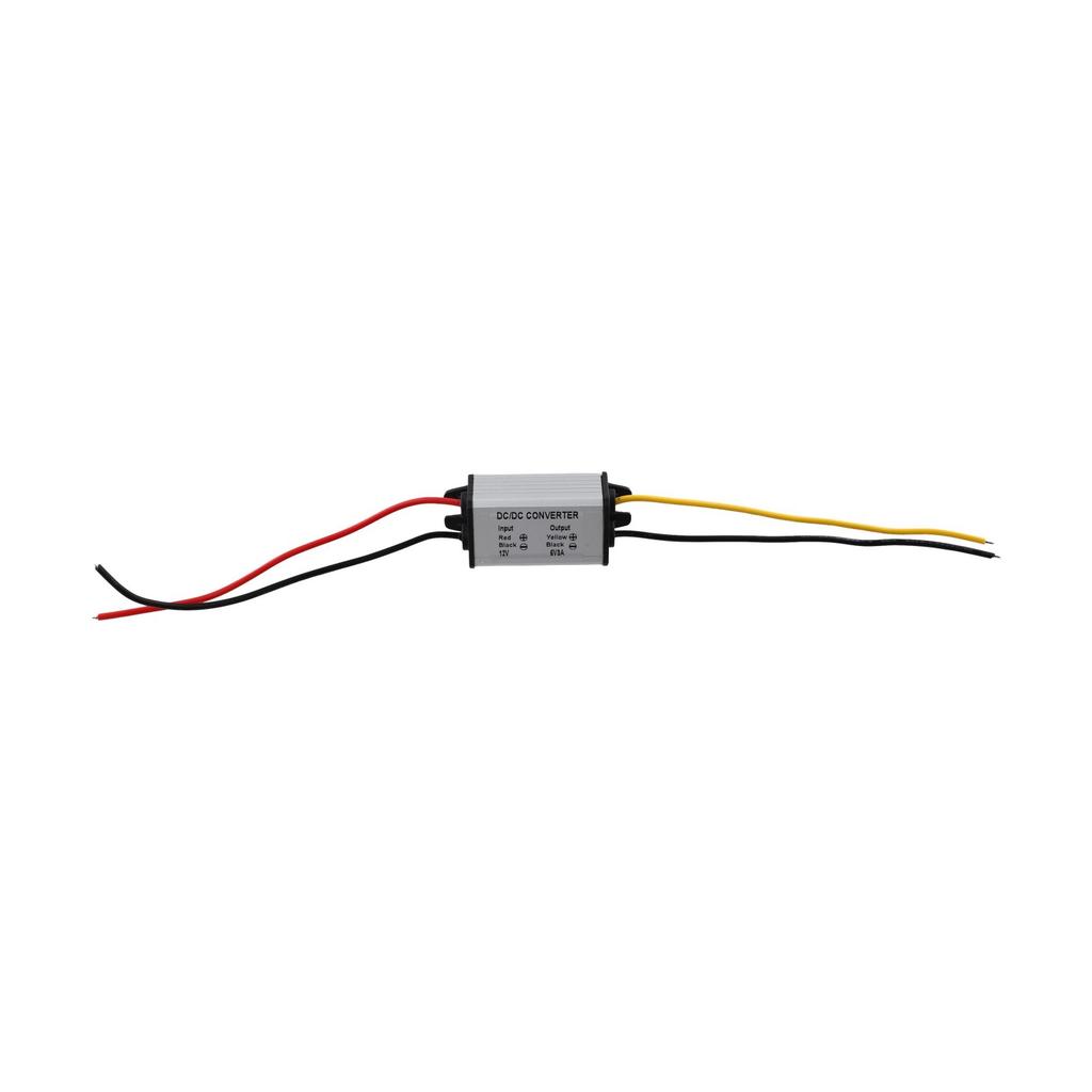Car Voltage Converter 6V Voltage Converter Aluminum Shell Cable Length 13cm Compact Design High Efficiency 90 For DIY Projects