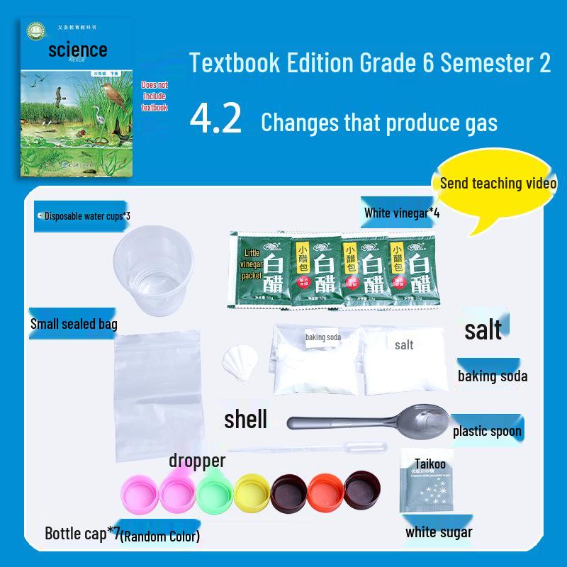 

Grade 6 Science Experiment Kit: Gas Production Edition