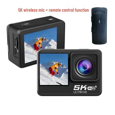 4K HD Dual-Screen Waterproof Action Cam with EIS and Anti-Shake