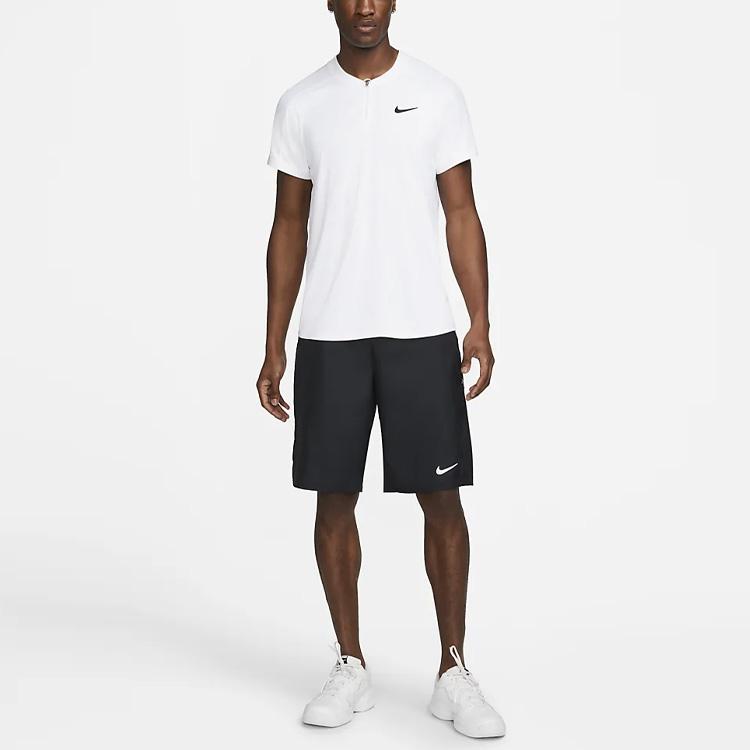 Nike Solid Color Logo Print Crew Neck Short Sleeve T-Shirt Men tops White DA4322-100