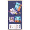 Wooden Jigsaw Magnetic Blocks Puzzle Book Board with Cards Face Change Clothing Change Marine Life Kids 3D Puzzle Toys Gifts