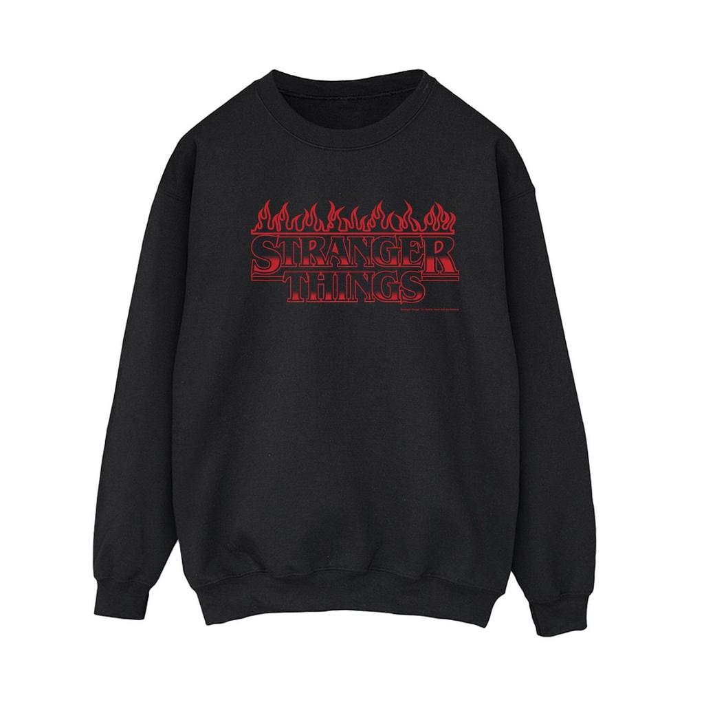 Netflix Womens/Ladies Stranger Things Flames Sweatshirt