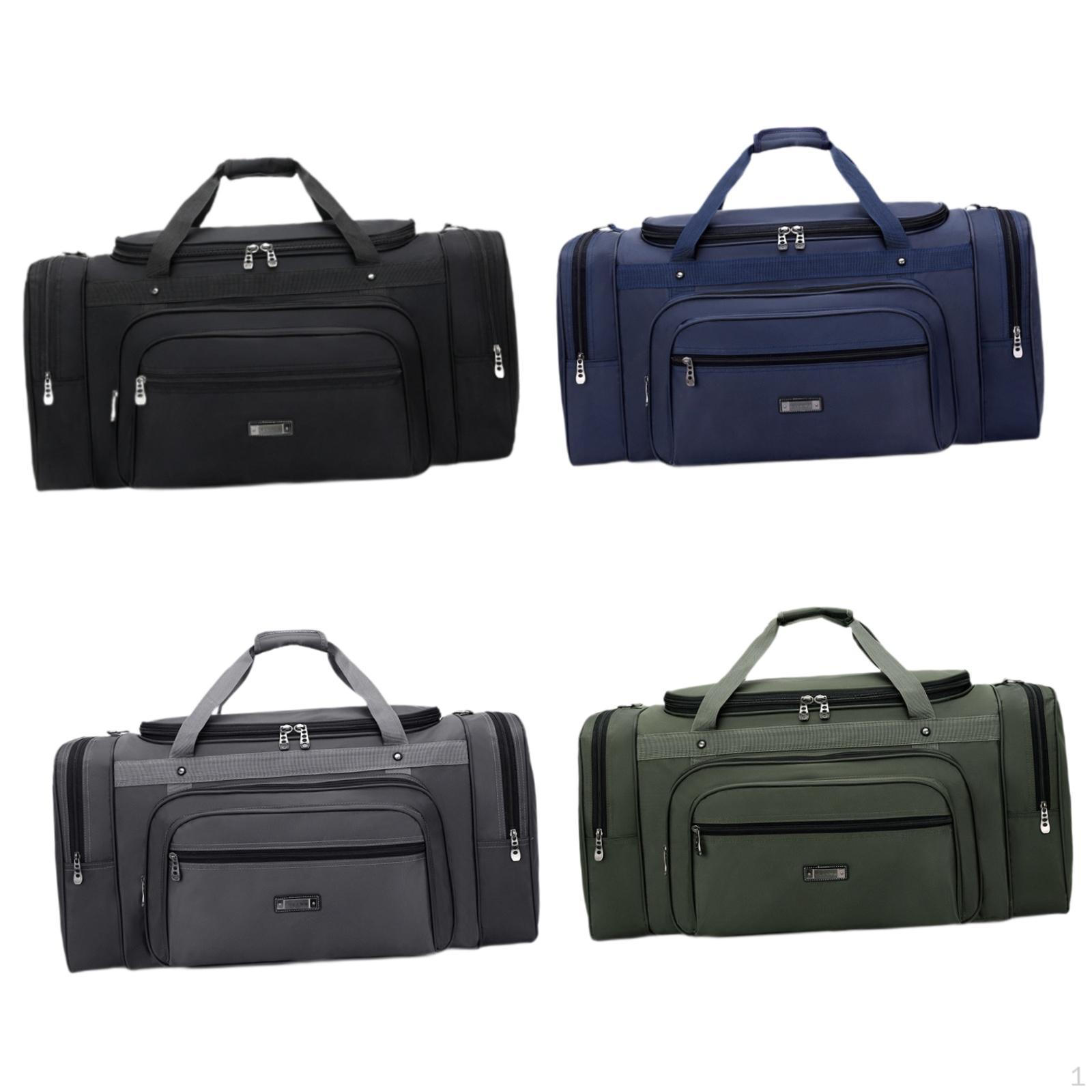 

Мужская дорожная сумка для одежды и багажа для коротких деловых поездок чёрный