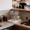 Tree Shaped Baby Milk Bottle Drain Rack Dust Proof Cup Holder Drying Stand Kitchen Organizer Accessory