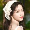 Lace Crochet Triangle Headscarf - Cute Tie Hair Headband for Girls