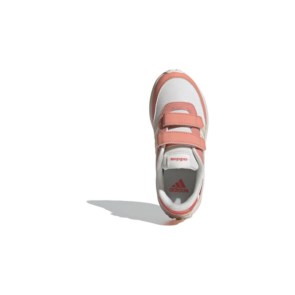 Adidas Neo Run 70S Shock Absorbing Durable Low Top Casual Shoes Kids Casual Shoes Pink White IE8833