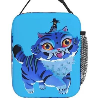 School Season Cartoon Animation Lunch Bag Children'S Full Printing 3D Digital Thermal Insulation Bag Portable Outdoor Picnic Bag