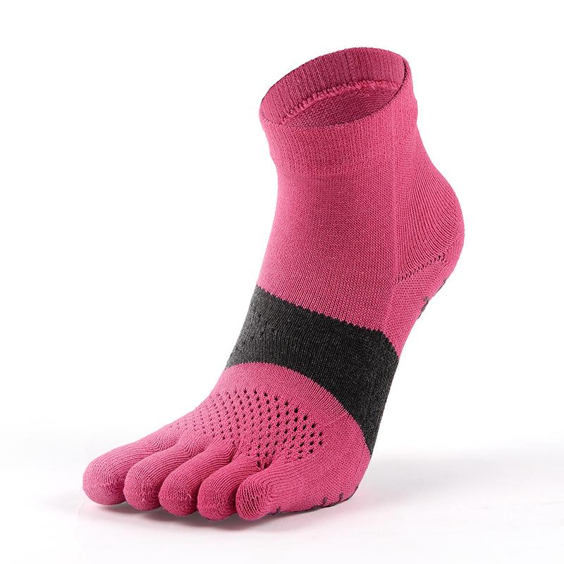 MEIKAN Quick-Dry Breathable Five-Finger Non-Slip Socks for Hiking, Running, Yoga, and Marathon 34-36