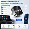4 In 1 Smart Car Dongle Wireless CarPlay & Android Auto Adapter Wired To Wireless Converter AirPlay Miracast Screen Mirroring