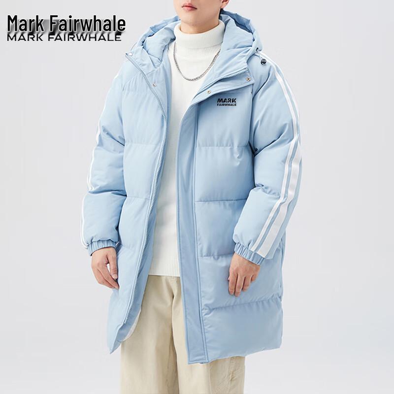 Mark Fairwhale Men's Mid-length Hooded Puffer Jacket