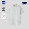 HLA Men's Cotton Short-Sleeve Casual Shirt
