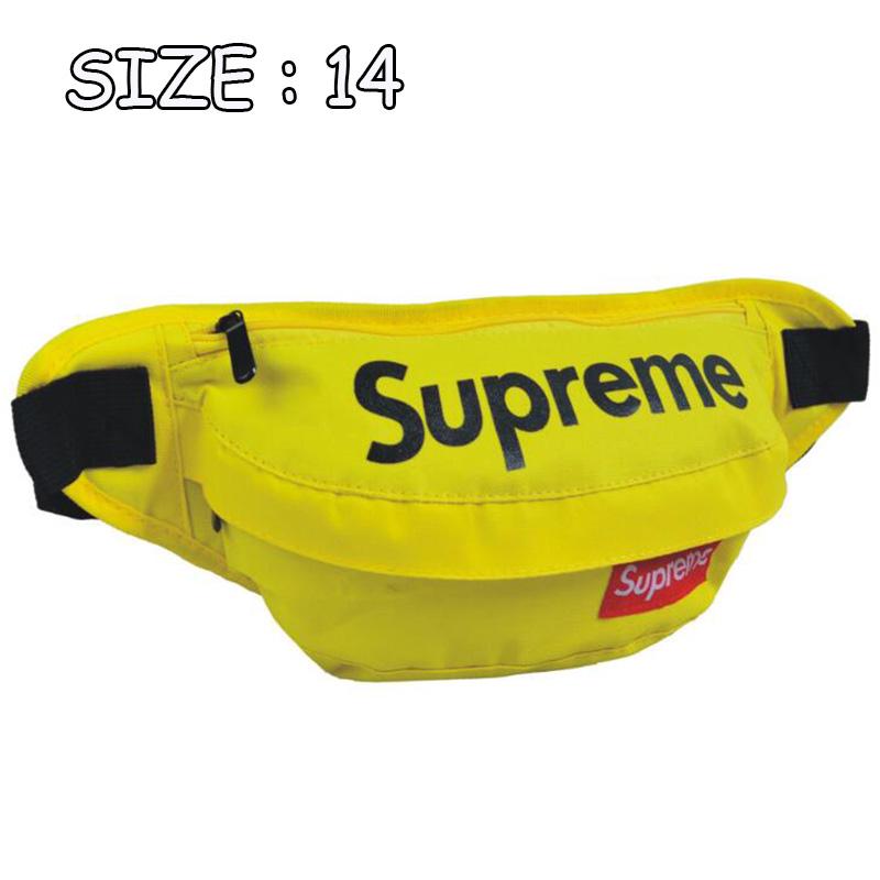 yellow supreme fanny pack