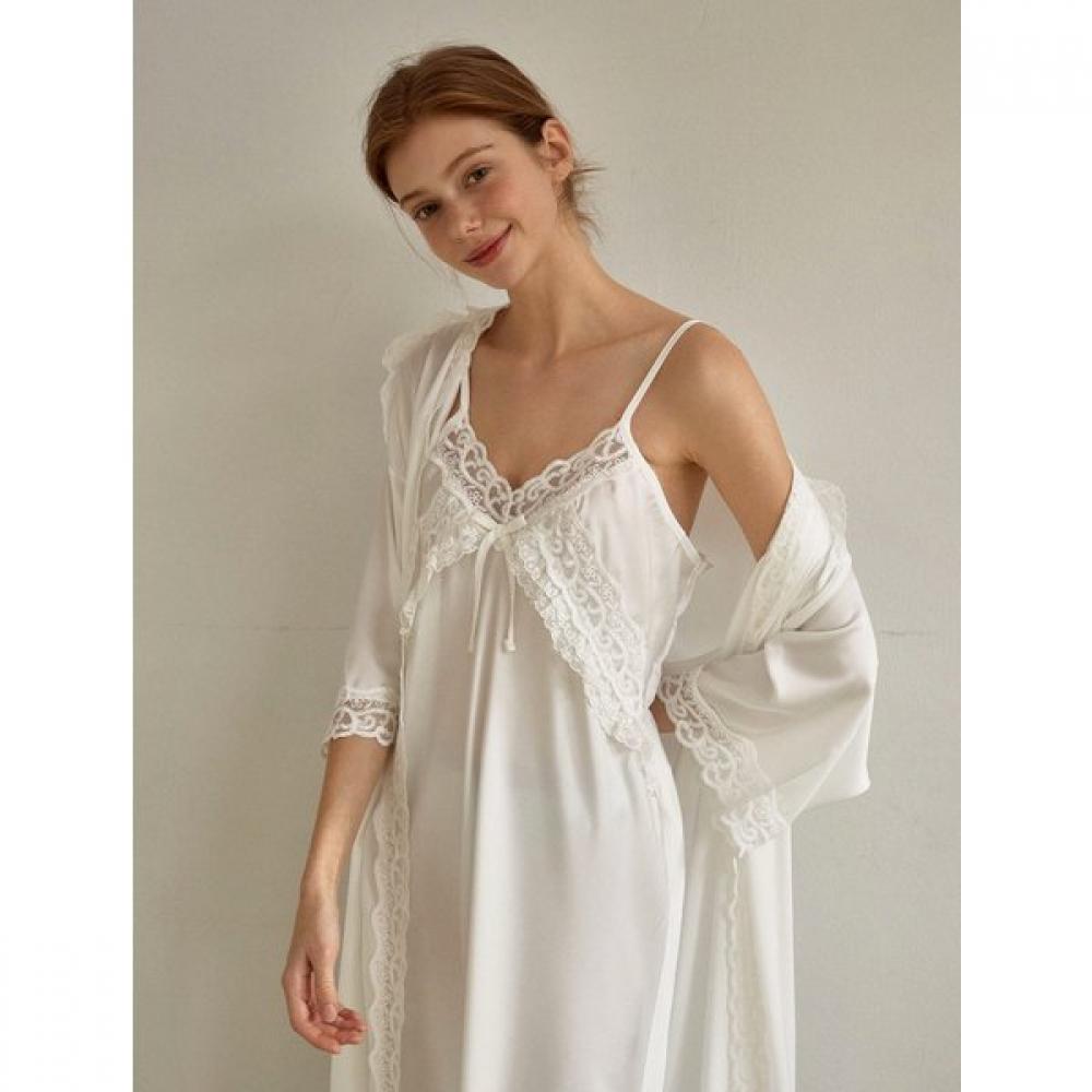 Lunaluz Women S Satin Slip Robe   Fabiola enSemble