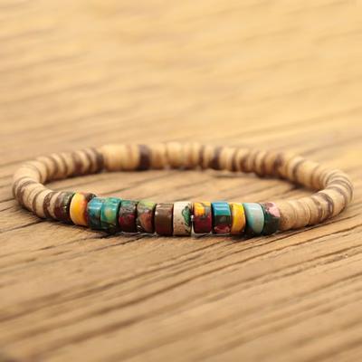 Fashion Natural Stone Bracelets Men Women 6mm Hematite Imperial Beaded Braslet Charm Jewelry Accessories Yoga Braclet