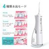 Oral Irrigator Jet Washer with 5 Nozzles, 4 Water Flow Modes, 300ML Tank, USB Rechargeable, IPX7 Waterproof