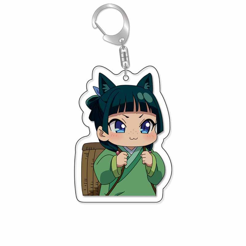 The Apothecary Diaries Acrylic Keychain: Cat Characters - Gaoshun, Jinshi & Gyokuyouhi Pendant