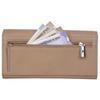 Danny Beige/Red Leather Wallet for Women