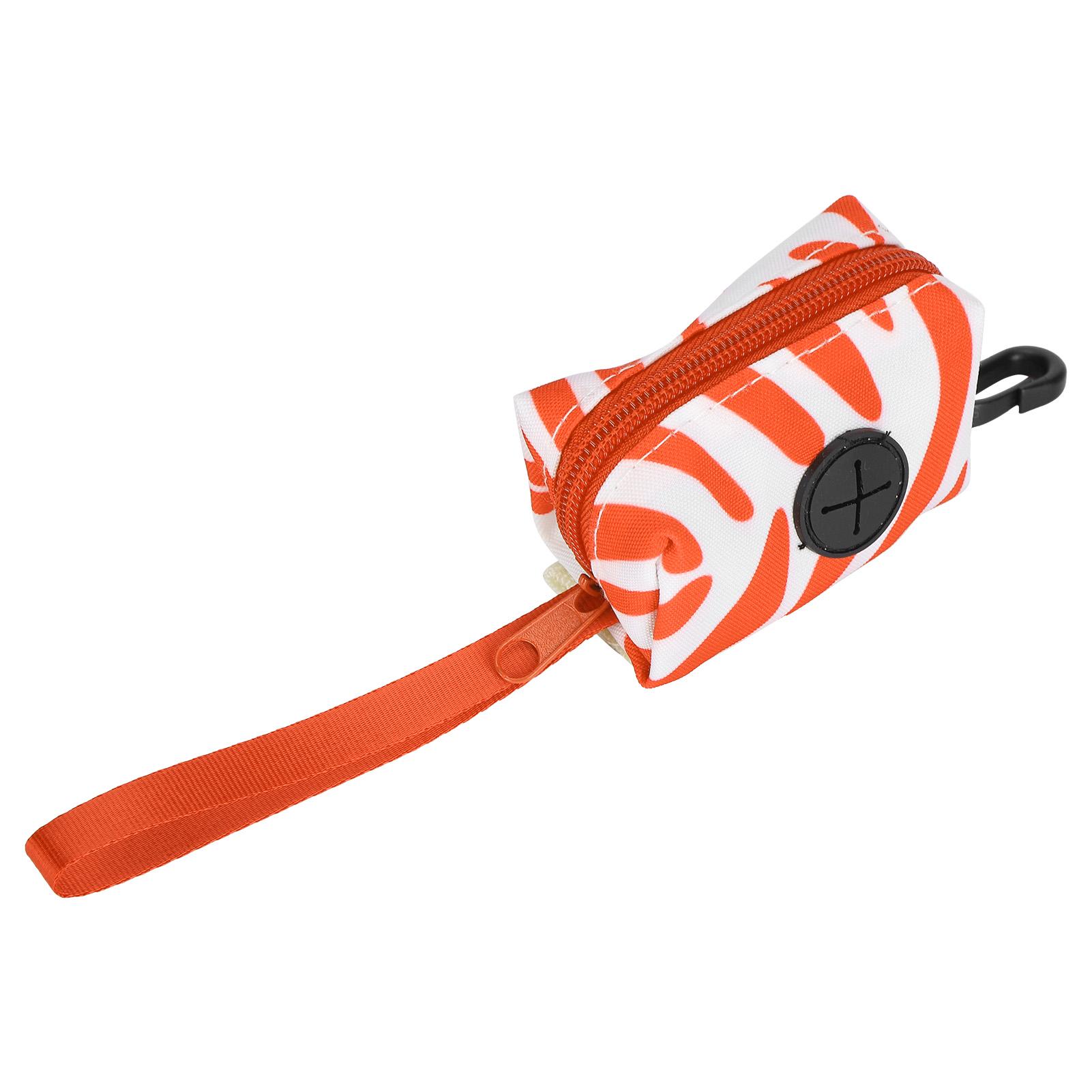 

Portable Pet Waste Bag Holder Dog Garbage Bag Dispenser Carrier for Walking LeashOrange помаранчевий