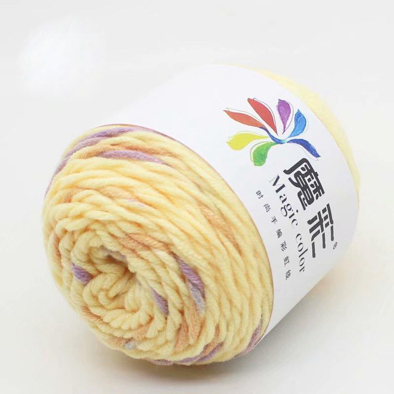 Wool Ball Rainbow Cotton Thread Lover Thread Cotton Factory Wholesale Cotton Baby DIY Handmade Crochet Sweater Scarf