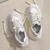 Thick-soled Dad Shoes Women's Autumn New Leather Surface Breathable Small Man Showing Feet Small Casual Sports Shoes Women's Trend