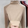 Women's Thickened Velvet High Neck Fleece-lined Base Layer, Autumn 2025 Warm Cashmere Top
