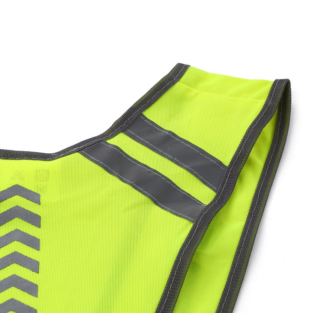 High Visibility Safety Vest Outdoor Sports Running Cycle Reflective Vest with Pocket