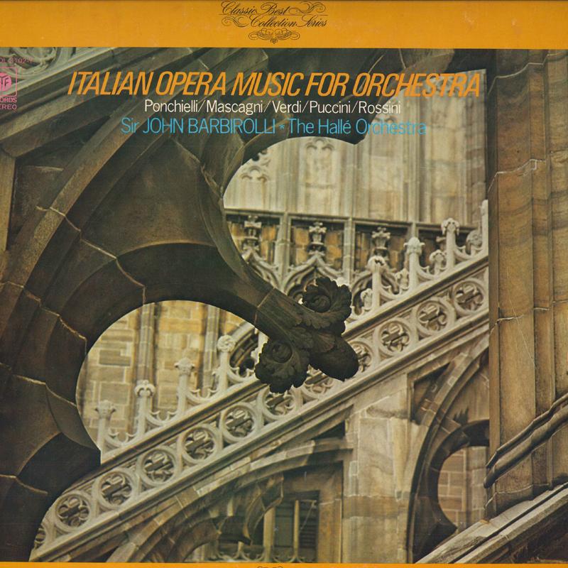 

LP Record - Italian Opera Orchestra Masterpiece UDL3102Y PYE Japan Classical Used