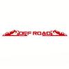 OFF ROAD Letter Car Stickers for Windshield Banner Decals Front and Rear Windshield Decoration Removable Auto Accessories