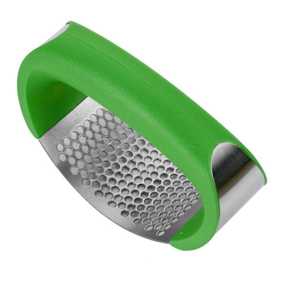 Stainless Steel Garlic Press Manual Ginger Nuts Mincer Crusher Ergonomic Kitchen Gadget for Home Restaurant