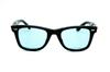 Ray-Ban RB2140F Sunglasses Black / Blue Grey 901/64 Size 52