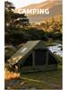 Army Green Windproof Inflatable Tent for Camping and Self-Driving Tours