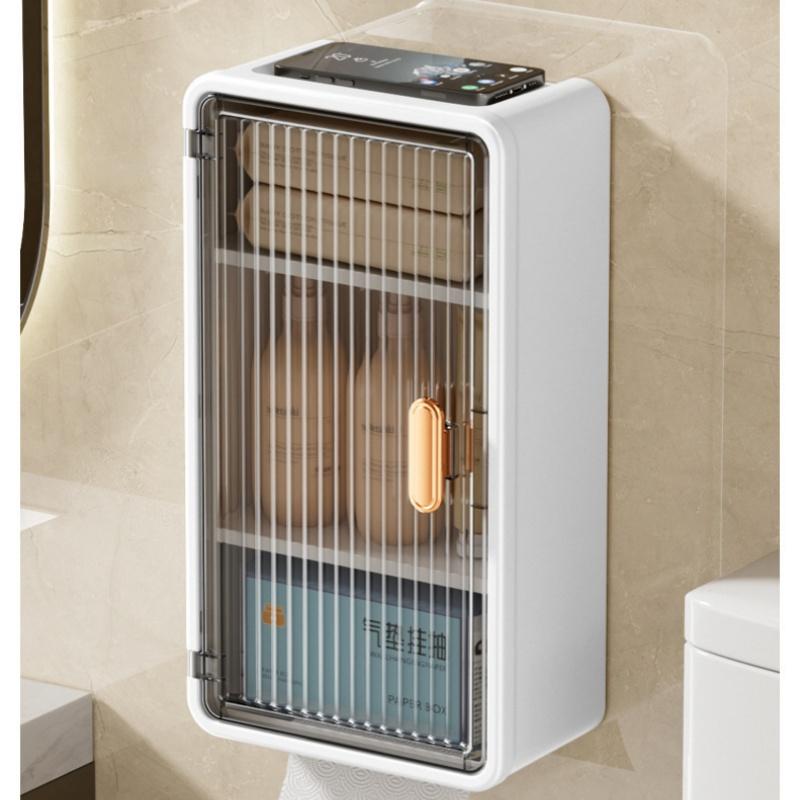 

Полка для ванной комнаты, настенная, водонепроницаемая, многофункциональная, для хранения туалетных принадлежностей, ящик для хранения, органайзер для шампуня, новинка