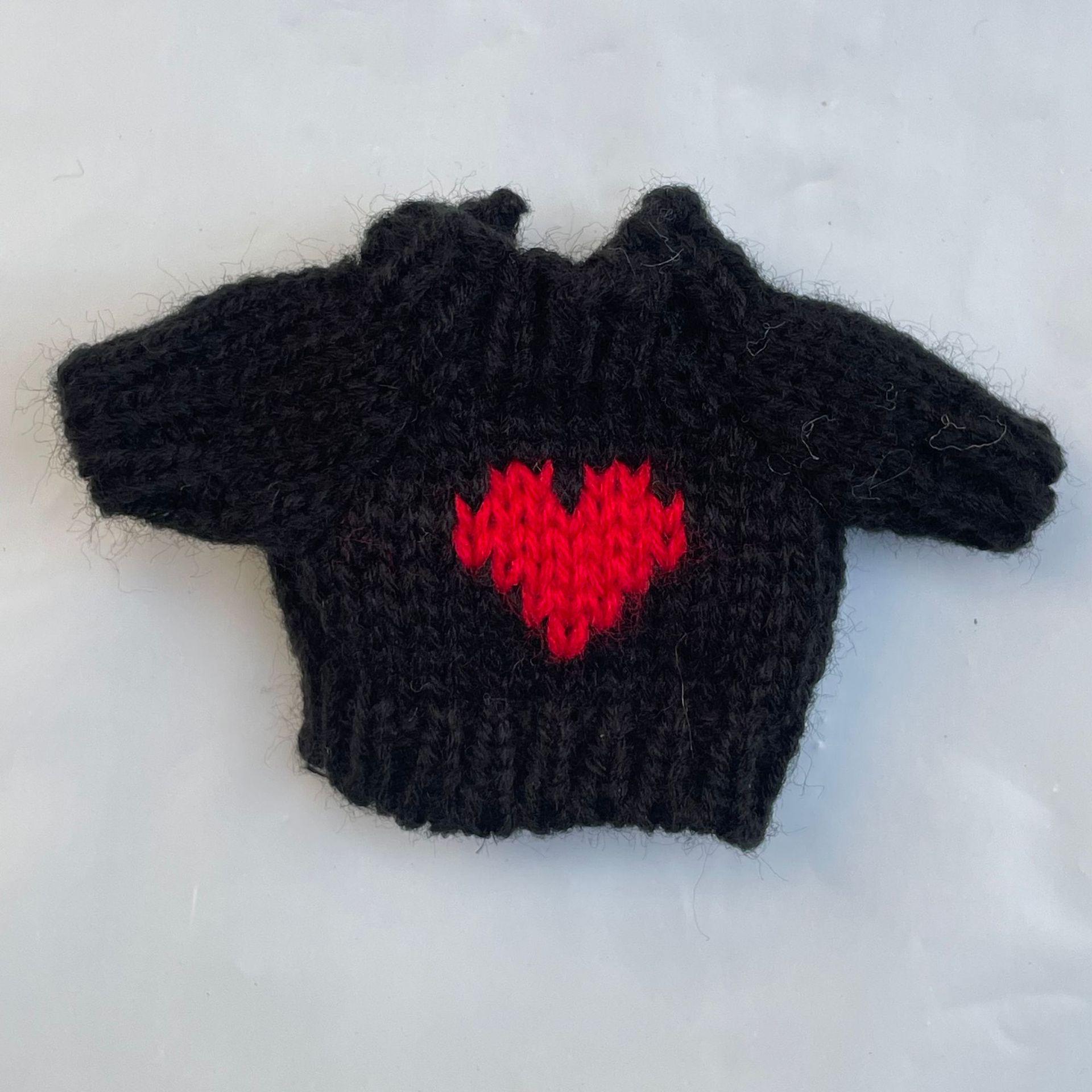 

Свитер для плюшевой куклы 10 см, аксессуары для 13-сантиметровой ладошки-собачки и маленьких кукол