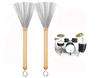 Retractable Steel Wire Drum Brushes for Jazz Drum Kits
