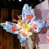 Unfinished Portable Lantern Cartoon Antique Lantern Butterfly Wing Lantern  Educational Toy